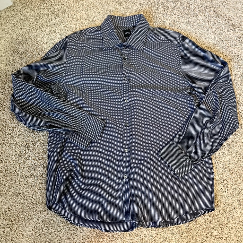 BOSS long sleeve men’s dress shirt